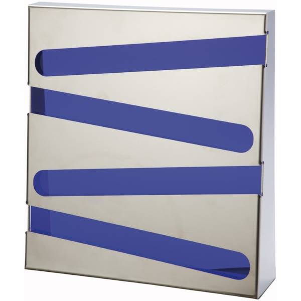 Nespresso kapselständer aus Edelstahl Zi Grau - Edelstahl - 29 x 31 x 7 cm