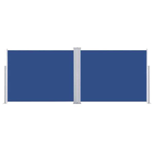 Ausziehbare Seitenmarkise 3000267-1 Blau - Polyester - 1000 x 140 x 1 cm