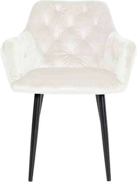 Armlehnenstuhl Stanley 2er Set Cremeweiß