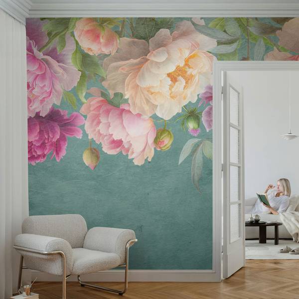 Selbstklebende Tapete Peonia 312 x 219 cm