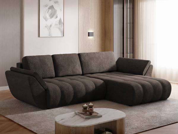 Ecksofa Faro Braun