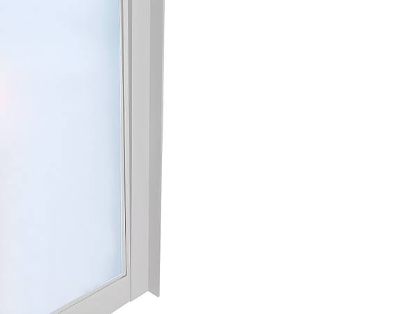 Glaswand BAYVIEW Weiß - Tiefe: 120 cm