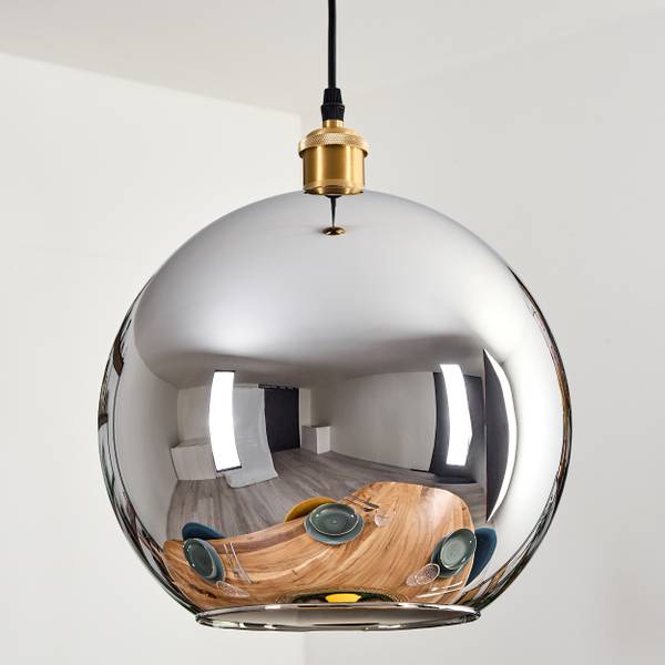 Pendelleuchte Cesaro Grau - Silber - Metall - 36 x 124 x 36 cm