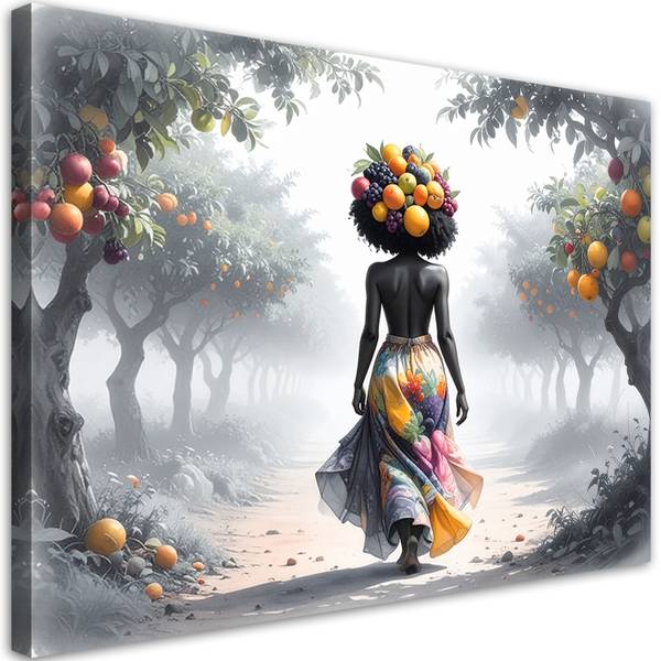 Wandbild Frau 60 x 40 cm