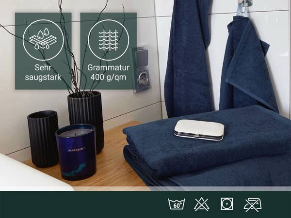 Handtücher set 00000283 6er-Set Marineblau