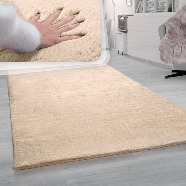 Hochflor-Teppich Rabbit 780 Beige - 80 x 150 cm