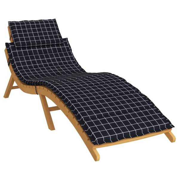Sonnenliegen-Auflage 3005772-1 Schwarz - Weiß