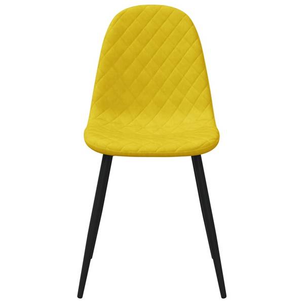Esszimmertuhl 3011164-2 4er Set Gelb - Polyester - 45 x 83 x 53 cm