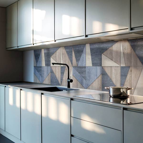 Klebepaneele Geo-Formen Abstrakt 100 x 50 cm
