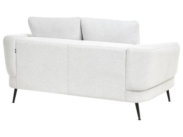 2-Sitzer Sofa KJAER Schwarz - Weiß - Textil - 155 x 100 x 100 cm