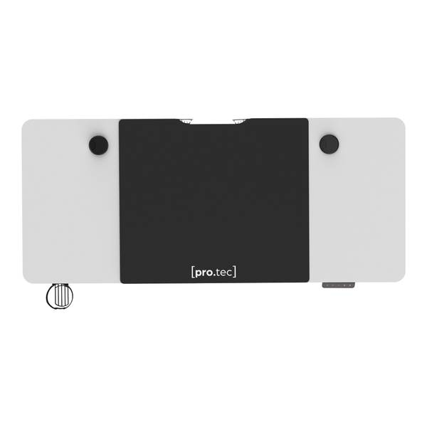 Verstellbarer Tisch Stryn Reinweiß