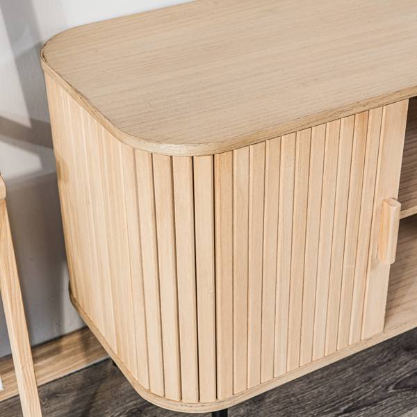 TV-Schrank TAITO Braun - Massivholz - 100 x 60 x 40 cm