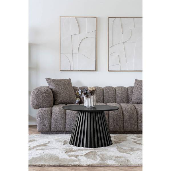 Couchtisch Osaka Schwarz - Holz teilmassiv - 70 x 45 x 70 cm