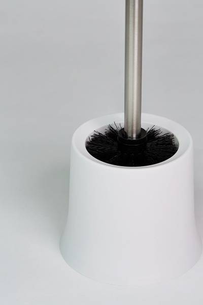 WC Garnitur Basic Weiß - Kunststoff - 14 x 38 x 14 cm
