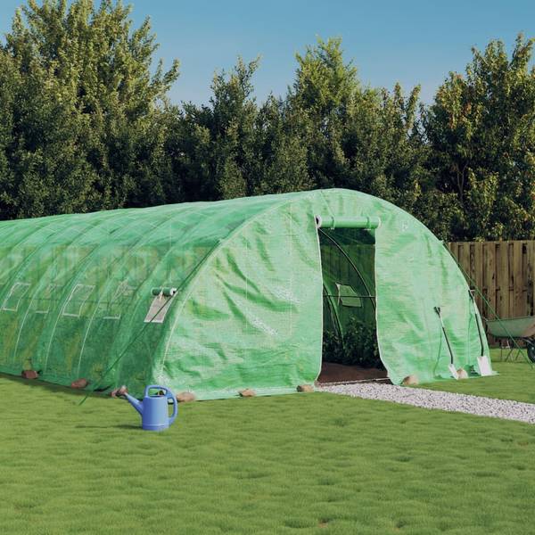 Gewächshaus 3029941 Grün - Polyethylen - 500 x 230 x 2000 cm