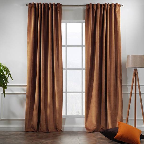 Samtvorhang 1Stück D140*H145 140 x 145 cm