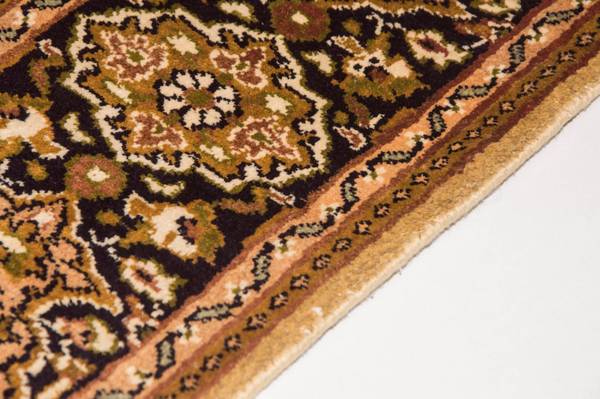 Orientteppich Premium Braun - Seide - 93 x 1 x 158 cm