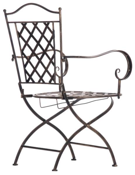 Gartenstuhl Adara 2er Set Bronze
