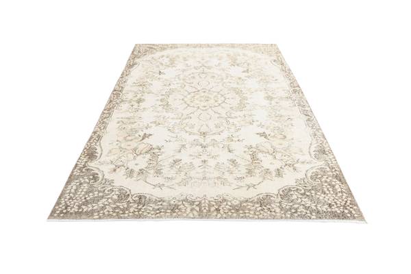 Tapis Ultra Vintage DLXXVIII Beige - Laine - 168 x 1 x 267 cm