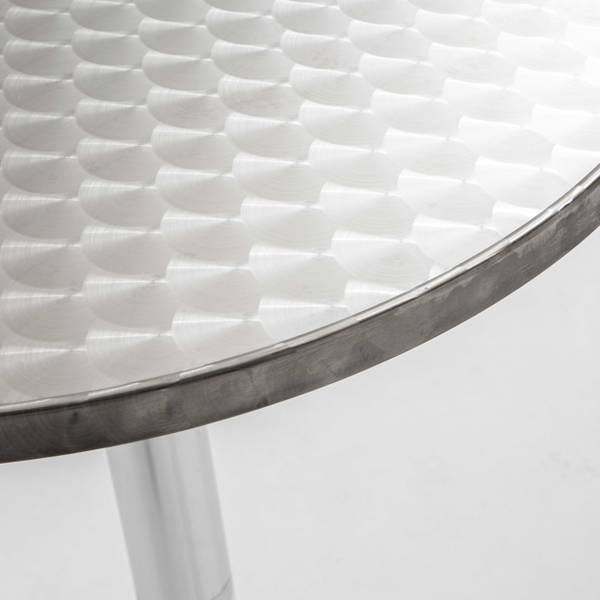 Bartisch mit 2 Stühle Soho Grau - Metall - 1 x 110 x 1 cm