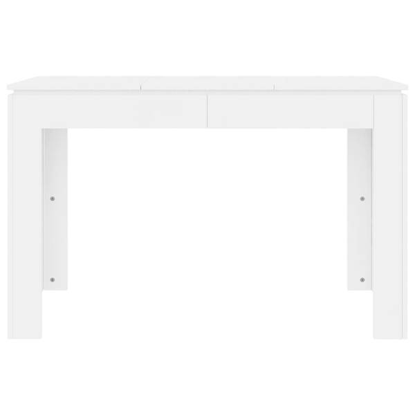 Esstisch V610 Weiß - Holzwerkstoff - 60 x 76 x 120 cm
