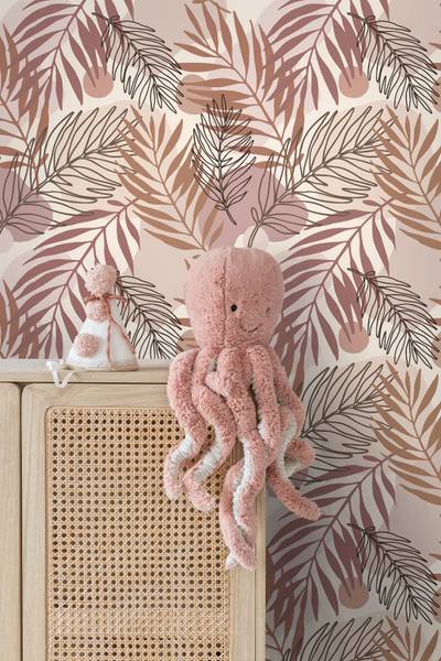 Tapete 139821 Pink - Fleece - 50 x 900 x 50 cm