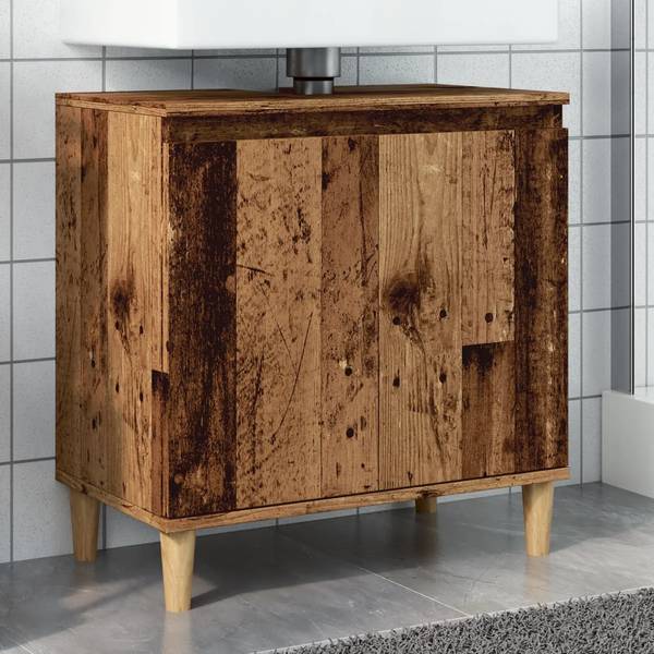 Waschbeckenunterschrank XT3781 Eiche Antik Dekor