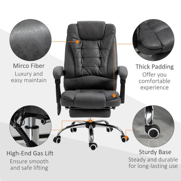 Bürostuhl 921-318V93BU Schwarz - 70 x 119 x 65 cm - Textil