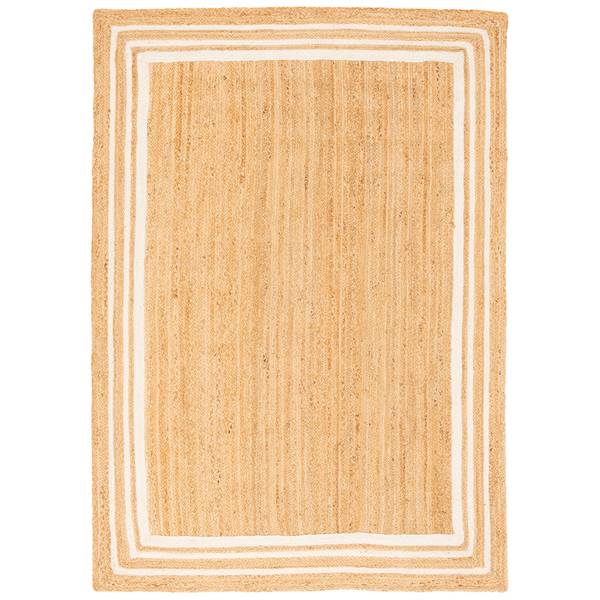 Teppich Jute Salsa Bordüre Cremeweiß - 200 x 300 cm