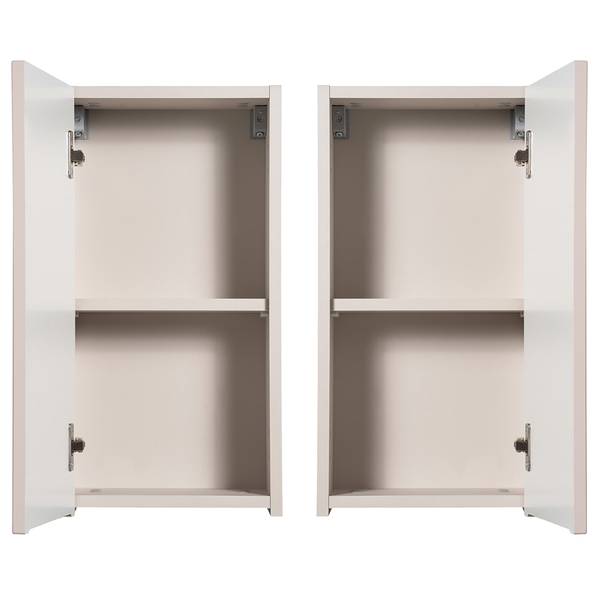 Hängeschrank NEWPORT-56-88 Beige - Holzwerkstoff - 30 x 57 x 19 cm