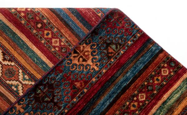 Tapis Torkman XXV Rouge - Laine - 173 x 1 x 243 cm