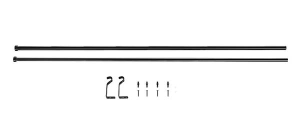 Gardinenstange 125-240 cm Schwarz