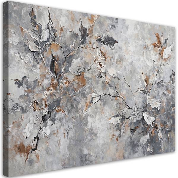 Wandbild abstraktion botanik 100 x 70 cm
