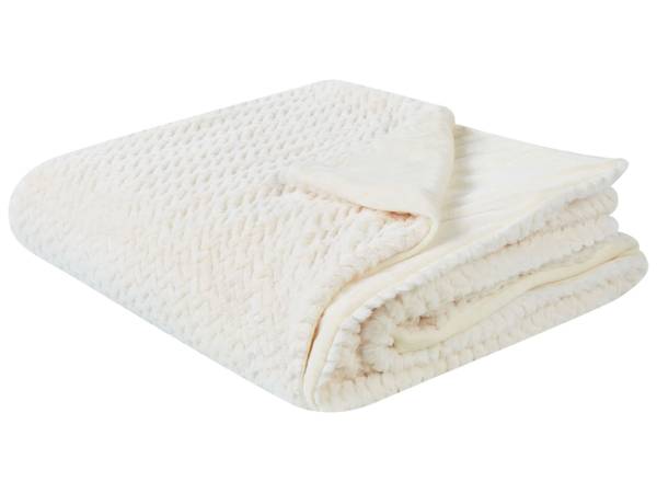 Tagesdecke SURMI Weiß - Breite: 220 cm