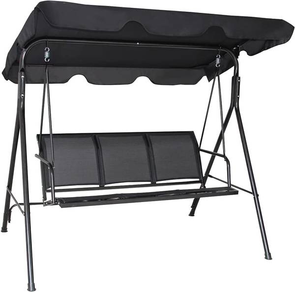 Gartenschaukel OP70492 Schwarz