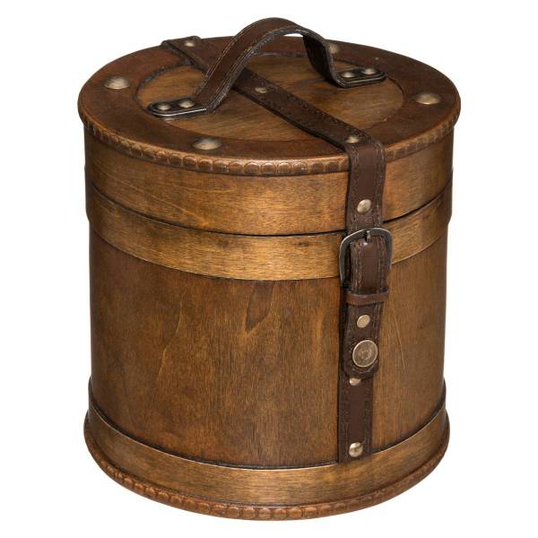 Boxen BRUCE 2er-Set Braun - Holzwerkstoff - 20 x 20 x 21 cm
