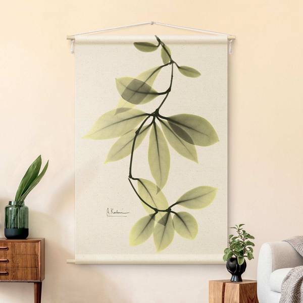Wandteppich X-Ray Porzellanblumenblätter 110 x 165 cm