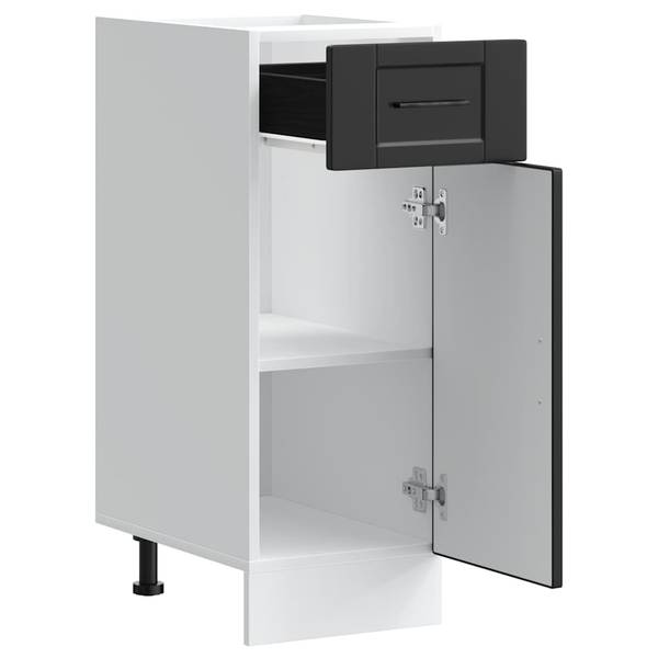 Unterschrank 3042960_deb5 Schwarz - 30 x 82 x 46 cm