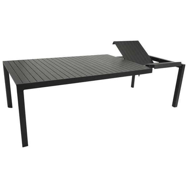 Garnitur LAGOS XL 7-teilig Grau - Aluminium - 195 x 76 x 255 cm