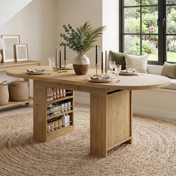 Esstisch MUDZomm393 Ⅲ Braun - Holzwerkstoff - 90 x 76 x 200 cm