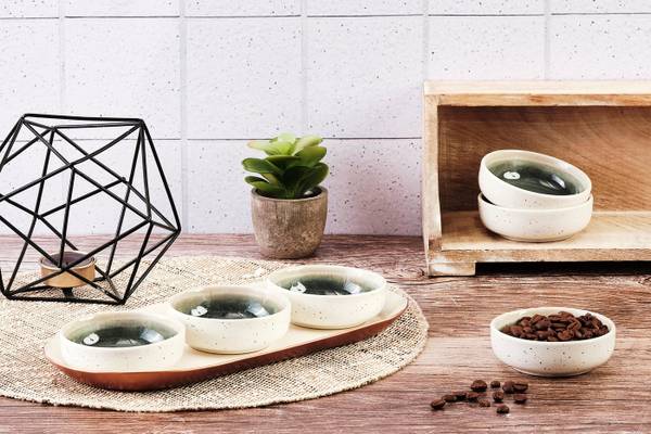 Oxygen Bowls 6-teiliges Set Graugrün