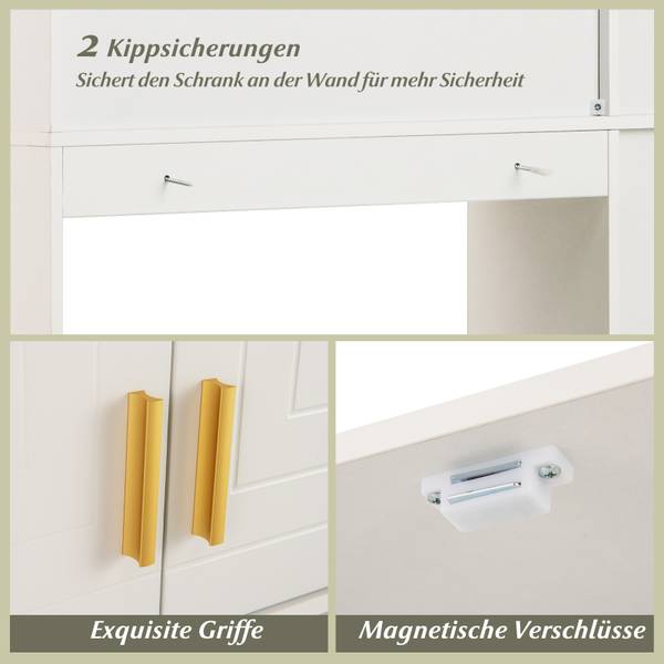 Toilettenschrank VH34042 Weiß