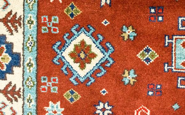 Orientteppich Oriental Rot - Wolle - 244 x 2 x 306 cm