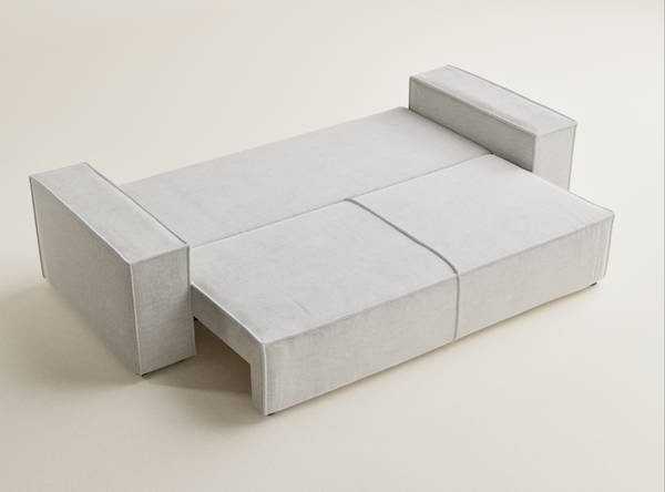 Canapé  Milos Beige - Gris