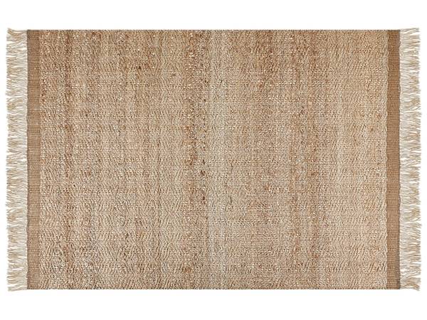 Tapis tressé ABANA Beige - Fibres naturelles - 160 x 160 x 8 cm