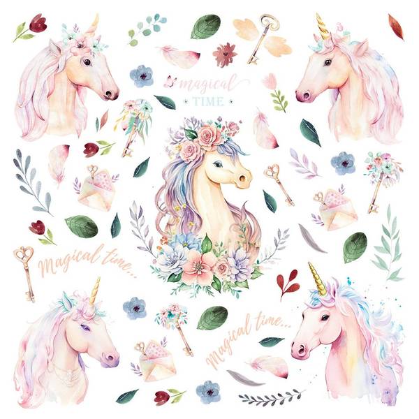 Wandtattoo 601591 Pink - Vinyl - 42 x 30 x 30 cm