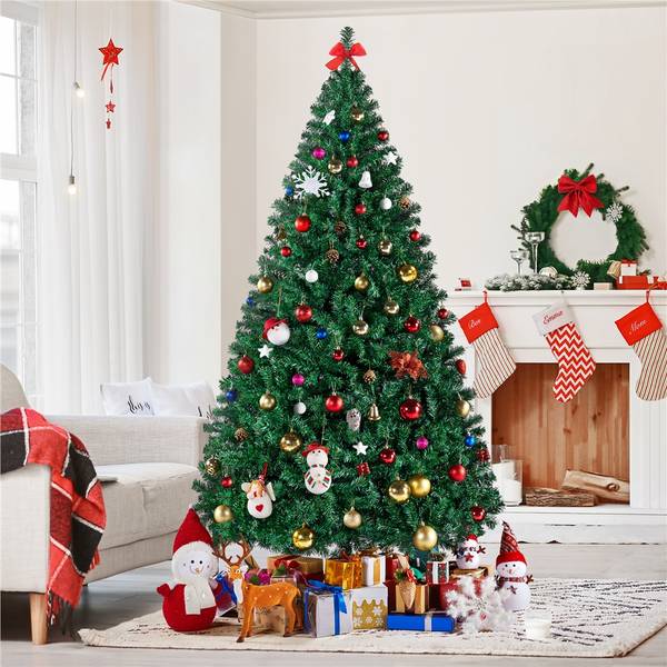 Künstlicher Weihnachtsbaum ARB08 Grün - Kunststoff - 128 x 219 x 128 cm