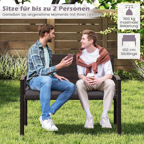 Gartenbank TI95870 Grau