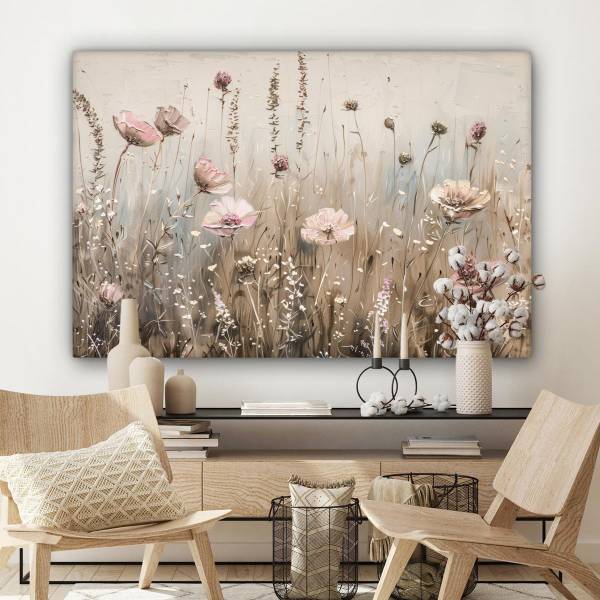 LEINWANDBILD Blumen 120 x 80 cm