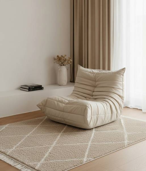 Teppich NILE Braun - Textil - 160 x 230 x 160 cm